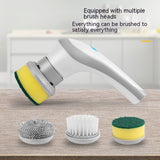 Electric Cleaning Brush 4 in 1 Spinning Scrubber Handheld Electric Cordless Cleaning Brush Portable