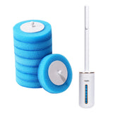 Disposable Toilet Bowl Cleaner Brush Wall-Mounted Toilet Cleaner Scrubber Long Handle Ergonomics Toilet Bowl Cleaning Kit