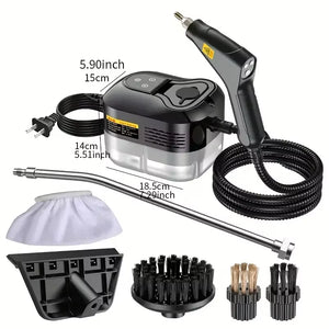 Handheld Steam Cleaner 110V/220V Multifunctional Portable High Temperature Steam Cleaning for Air Conditioner Kitchen Hood Car
