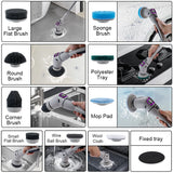 Electric Cleaning Brush Household Bathroom Cleaning Brush Multifunctional Rotary Cleaning Brush for Bathroom Toilet Cleaning