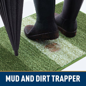 Non-Slip Low-Pile Entrance Mat Indoor Door Mat Washable Indoor Mats Front Door Entry Absorbent Resist Dirt Entryway Rugs