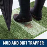 Non-Slip Low-Pile Entrance Mat Indoor Door Mat Washable Indoor Mats Front Door Entry Absorbent Resist Dirt Entryway Rugs