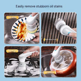 Electric Cleaning Brush 4 in 1 Spinning Scrubber Handheld Electric Cordless Cleaning Brush Portable