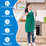 Squeeze Mop Hand-Free Wash Lazy 360° Mops with Reusable Microfiber Pads for Flat Mop to Clean under Long Bed Home Cleaning Tools