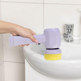 Electric Cleaning Brush 4 in 1 Spinning Scrubber Handheld Electric Cordless Cleaning Brush Portable