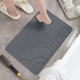 Indoor Diatomite Stone Bath Mat Diatom Mud Soft Mat Water Absorption Quick Drying Diatomite Stone Shower Mat Entryway Rugs