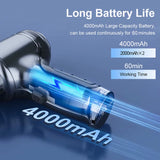 Car Vacuum Cleaner Wireless 95000PA Strong Suction Vacuum Cleaner Portable Handheld Vacuum Cleaner Blower 2In1 for Car Home