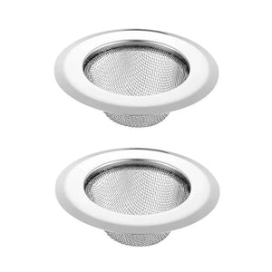 2Pcs Kitchen Sink Strainer, Stainless Steel Sink Drain Strainer, Food Catcher