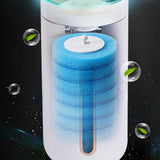 Disposable Toilet Bowl Cleaner Brush Wall-Mounted Toilet Cleaner Scrubber Long Handle Ergonomics Toilet Bowl Cleaning Kit