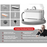 Abwm-High Temperature Steamer 1200W Steam Shot Cleaner Handheld Steam Cleaner for Home Windows, Kitchen, Bathroom EU Plug