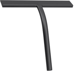 Matte Black Silicone Squeegee Streak Free Cleaning Shower Squeegee for Glass Bathroom Shower Doors Mirrors Tiles Car Windows