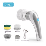 Electric Cleaning Brush 4 in 1 Spinning Scrubber Handheld Electric Cordless Cleaning Brush Portable