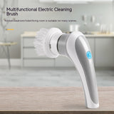 Electric Cleaning Brush 4 in 1 Spinning Scrubber Handheld Electric Cordless Cleaning Brush Portable