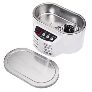 600Ml Mini Ultrasonic Cleaner Jewelry Glasses Circuit Board Cleaning Machine Large Capacity Jewelry Glasses Ultrasonic Cleaner